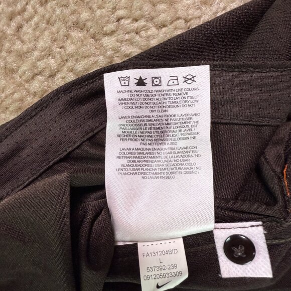 Nike Cleveland Browns Shirt Mens L On Field Apparel Dri Fit Golf Polo E694 - Picture 5 of 11